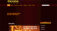Desktop Screenshot of ffw-ascha.de